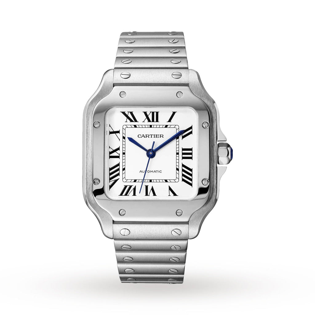 Santos de Cartier Medium Model | 35mm, Steel, Silver Dial