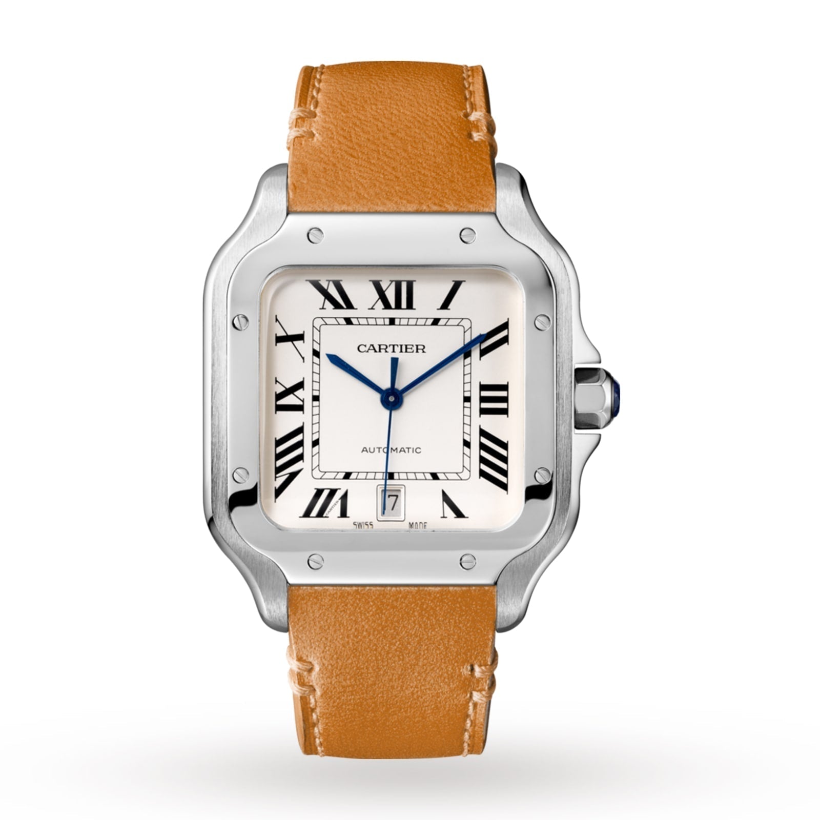 Santos de Cartier Large Model | 40mm, Steel, Silver Dial