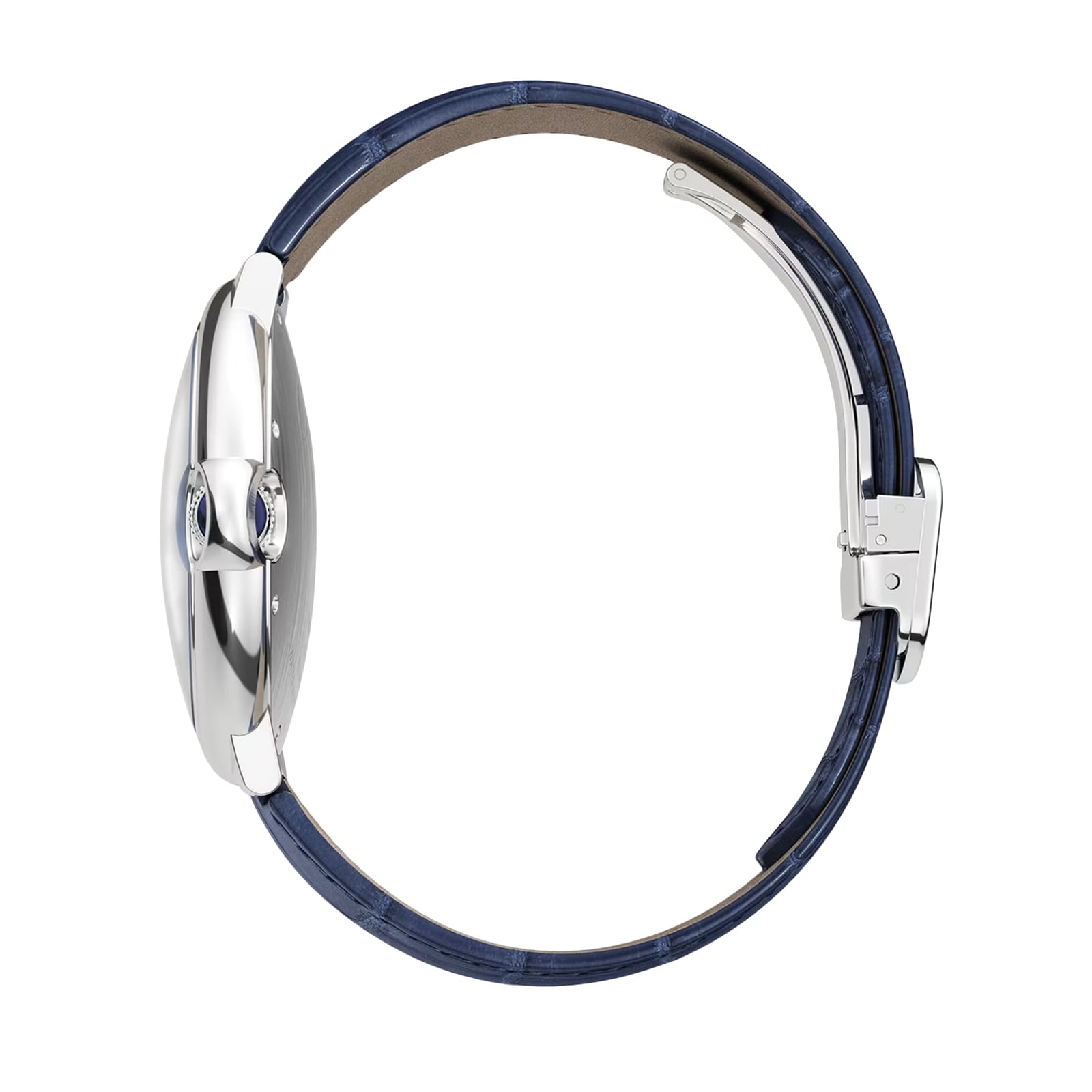 Ballon Bleu de Cartier | 42mm, Steel, Alligator Leather, Blue Dial