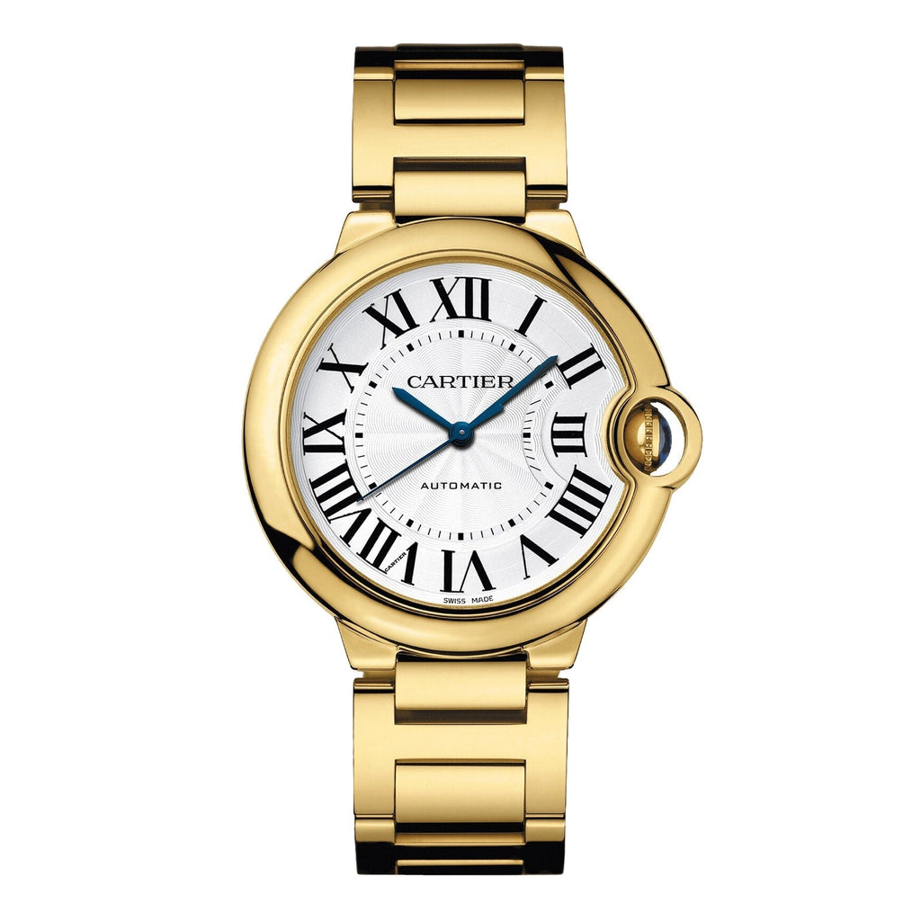 Ballon Bleu de Cartier 36 | 36mm, 18K Yellow Gold, Silver Dial