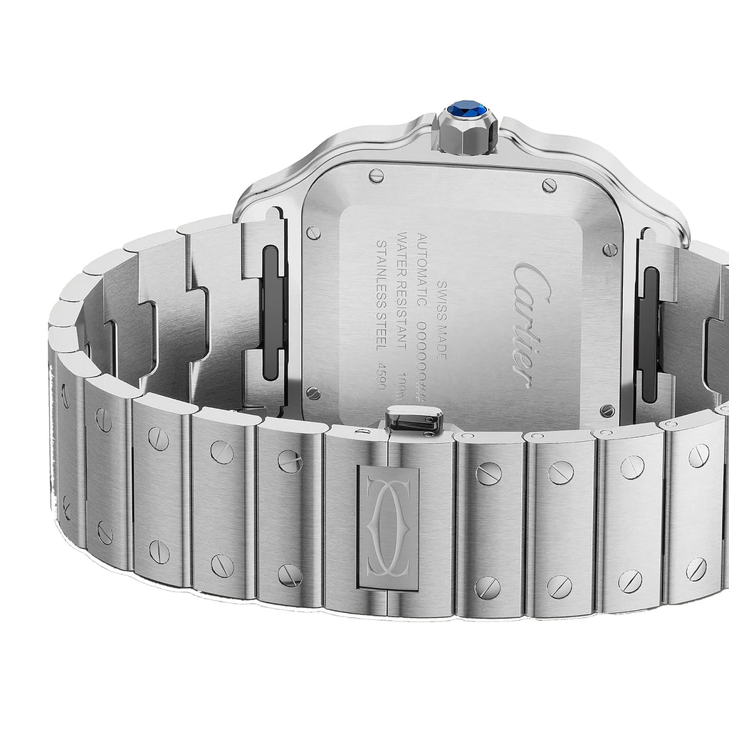 Santos de Cartier Large Model | 40mm, Steel, Blue Dial