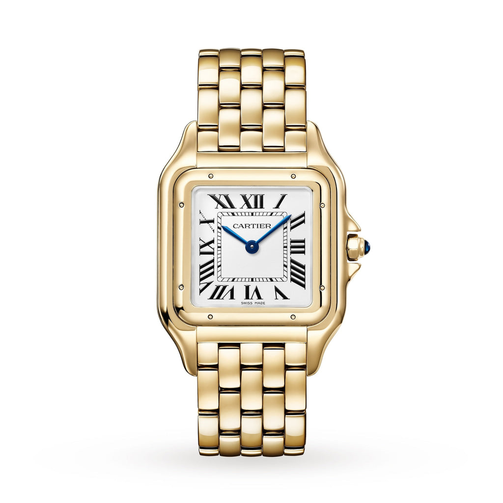 Panthère de Cartier Large Model | 31mm, 18K Yellow Gold, Silver Dial