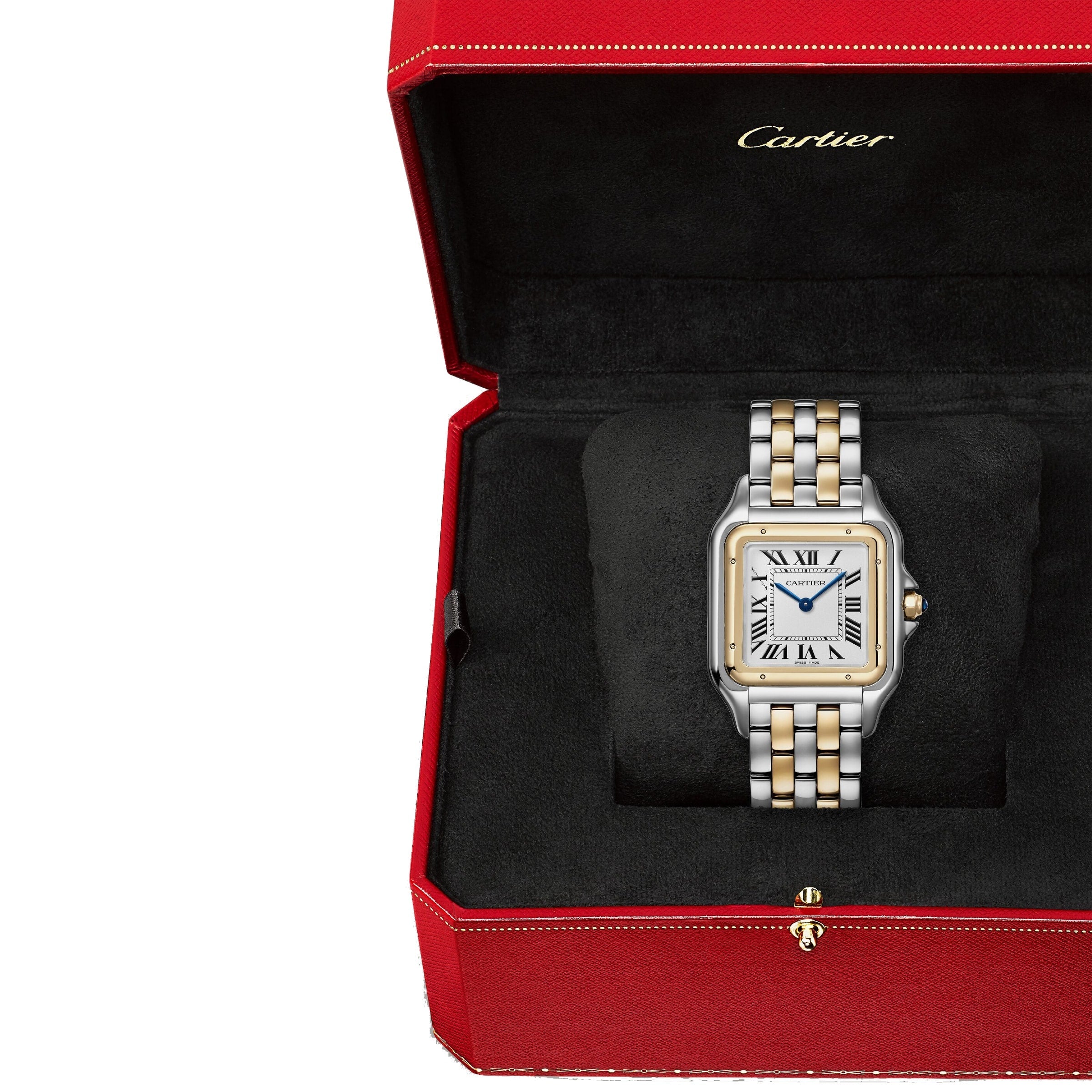 Panthère de Cartier Large Model | 31mm, Two-Tone Steel & 18K Yellow Gold, White Dial