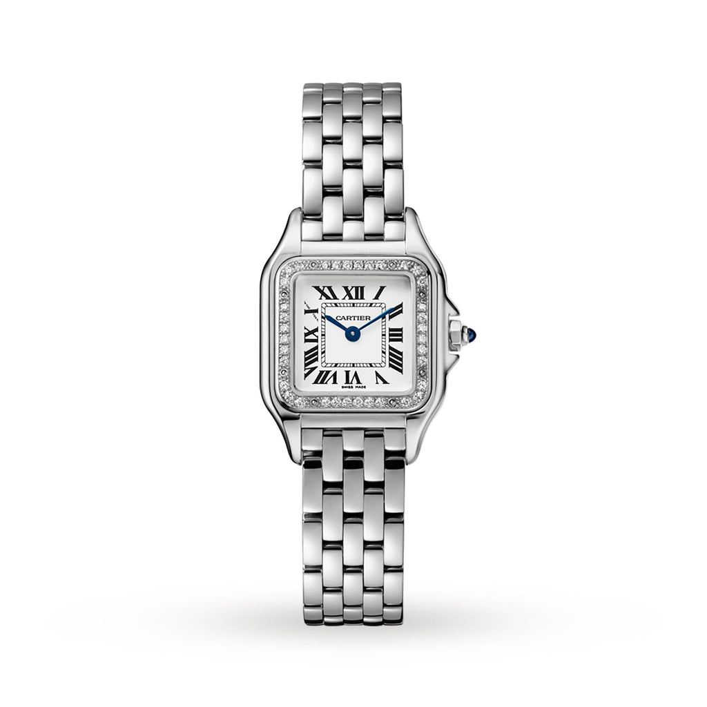 Panthère de Cartier Small Model | 23mm, Steel, Silver Dial, Ref. W4PN0016