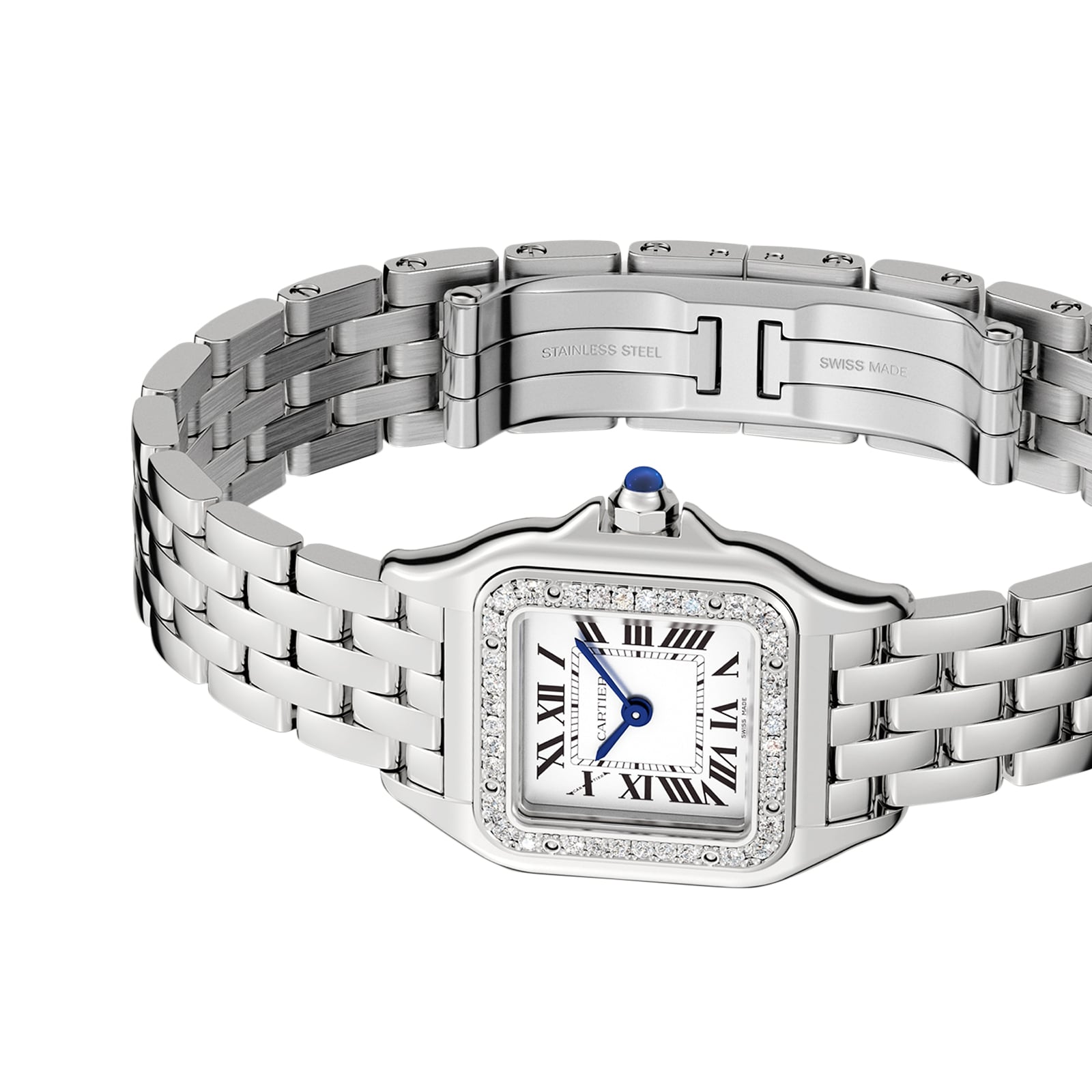 Panthère de Cartier Small Model | 23mm, Steel, Silver Dial, Ref. W4PN0016