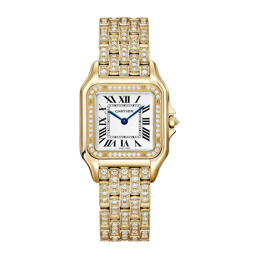 Panthère de Cartier Medium Model | 27mm, 18K Yellow Gold, White Dial