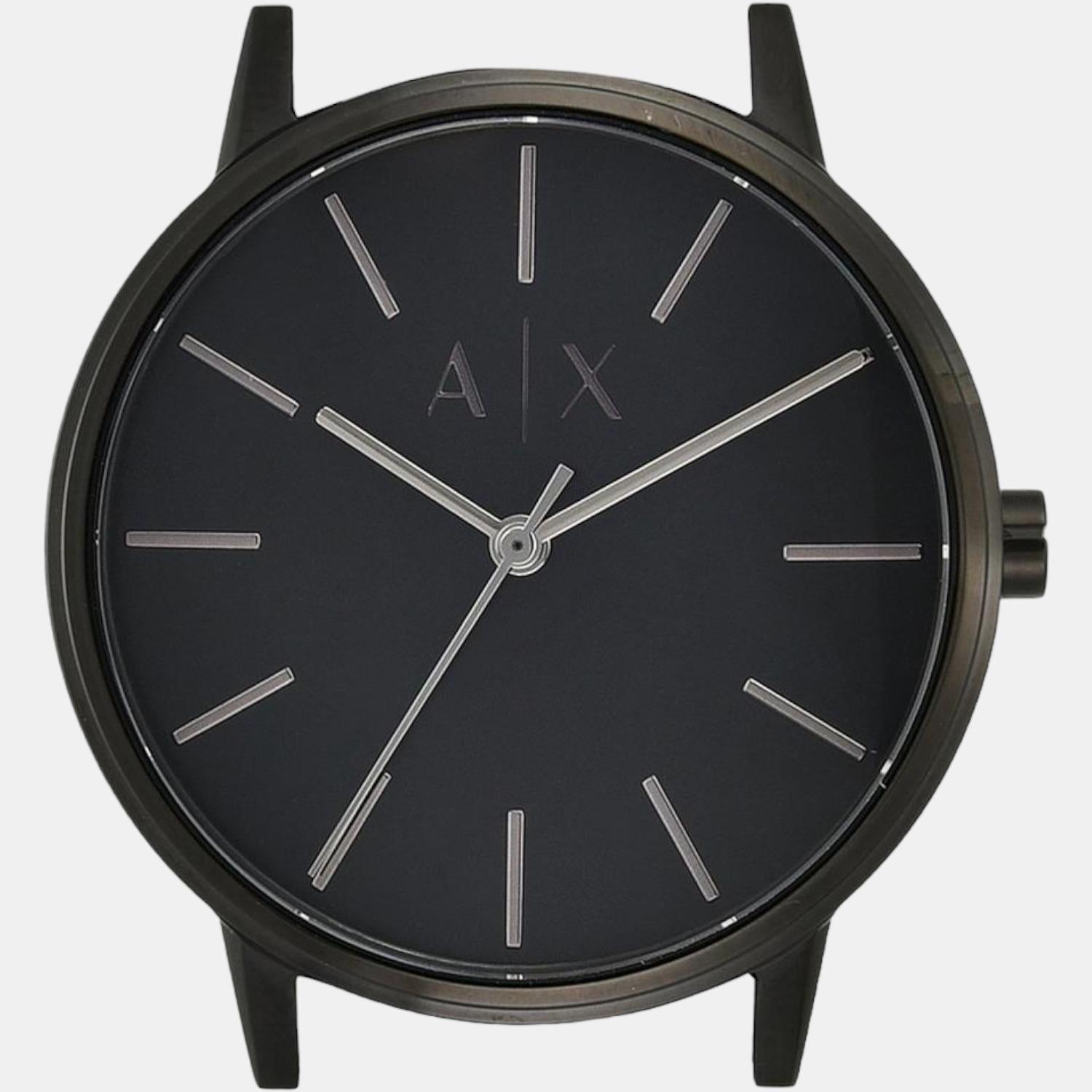 Armani Exchange Cayde AX2701 Men's Analog Watch – Black Dial with Black Stainless Steel Strap