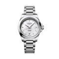 longines Conquest 34mm - White, Mother-of-Pearl w/ Diamonds on Bracelet
