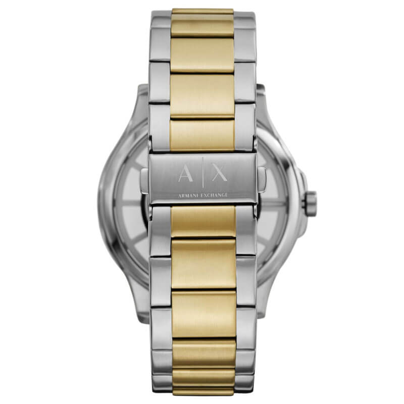 Armani Exchange Hampton Series AX2403 Men's Chronograph Watch – Grey Dial with Two-Tone Stainless Steel Band