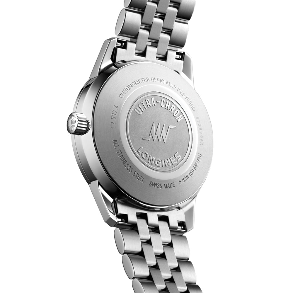 longines Ultra-Chron Classic 37mm - Silver on Bracelet