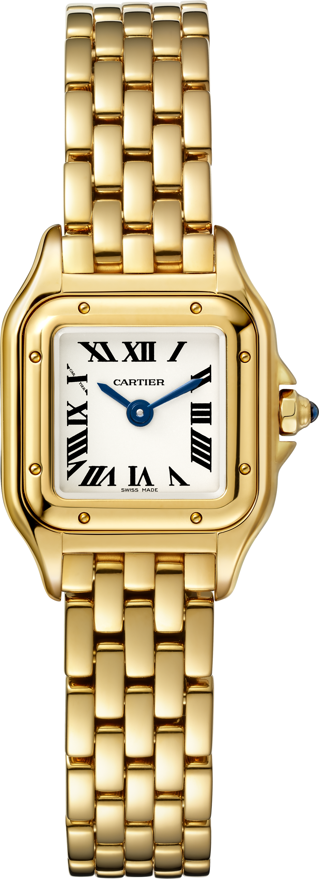Panthère de Cartier Mini Model | 19mm, 18K Yellow Gold, Silver Dial, Ref. WGPN0048