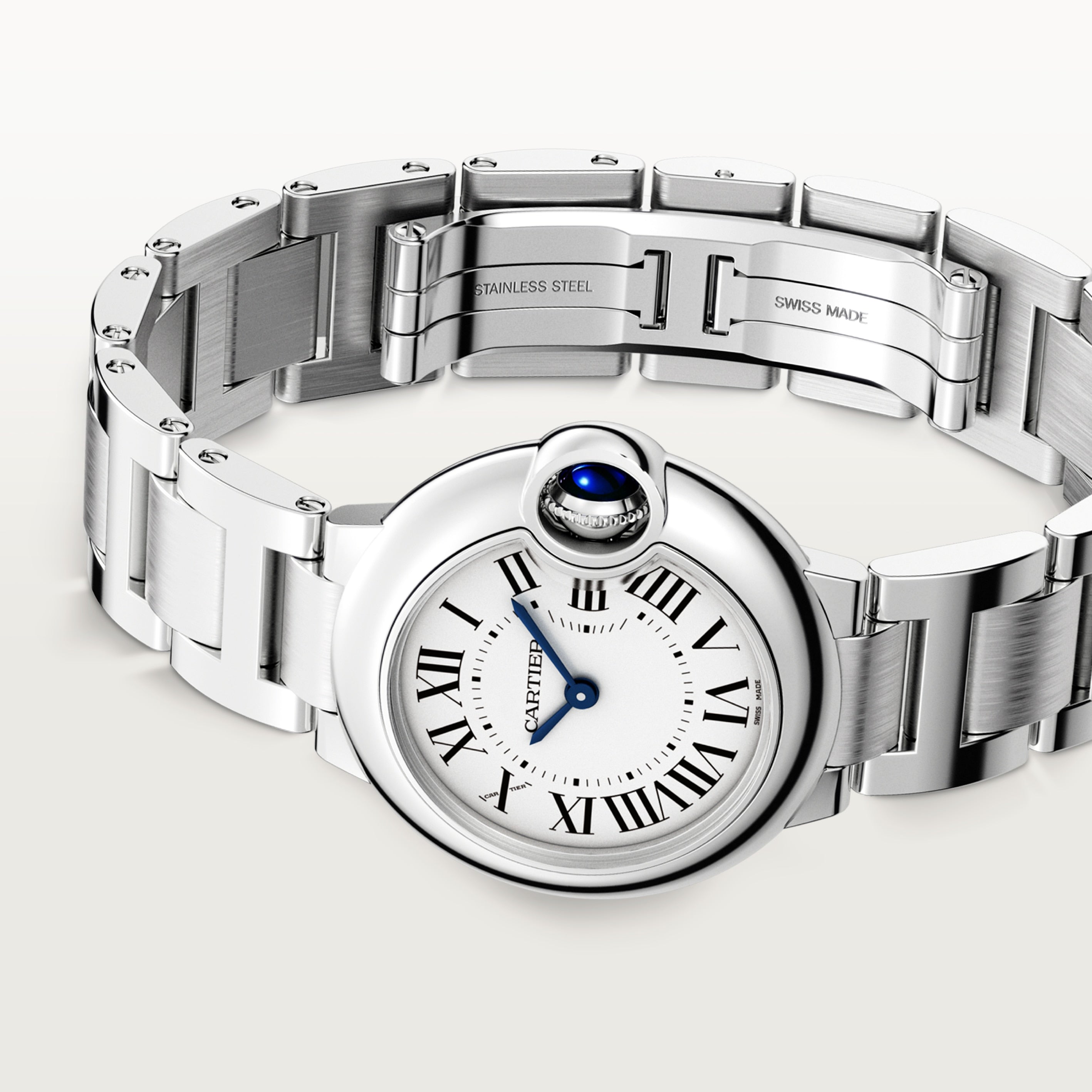 Ballon Bleu de Cartier 28 | 28mm, Steel, Silvered Dial