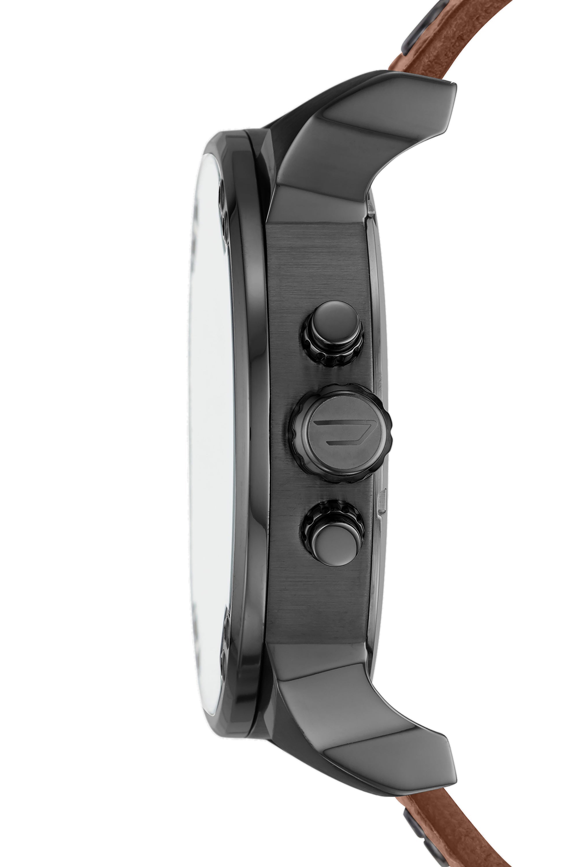 Diesel DZ7413 Mr. Daddy Chronograph Men's Watch – Grey Dial & Brown Leather Strap