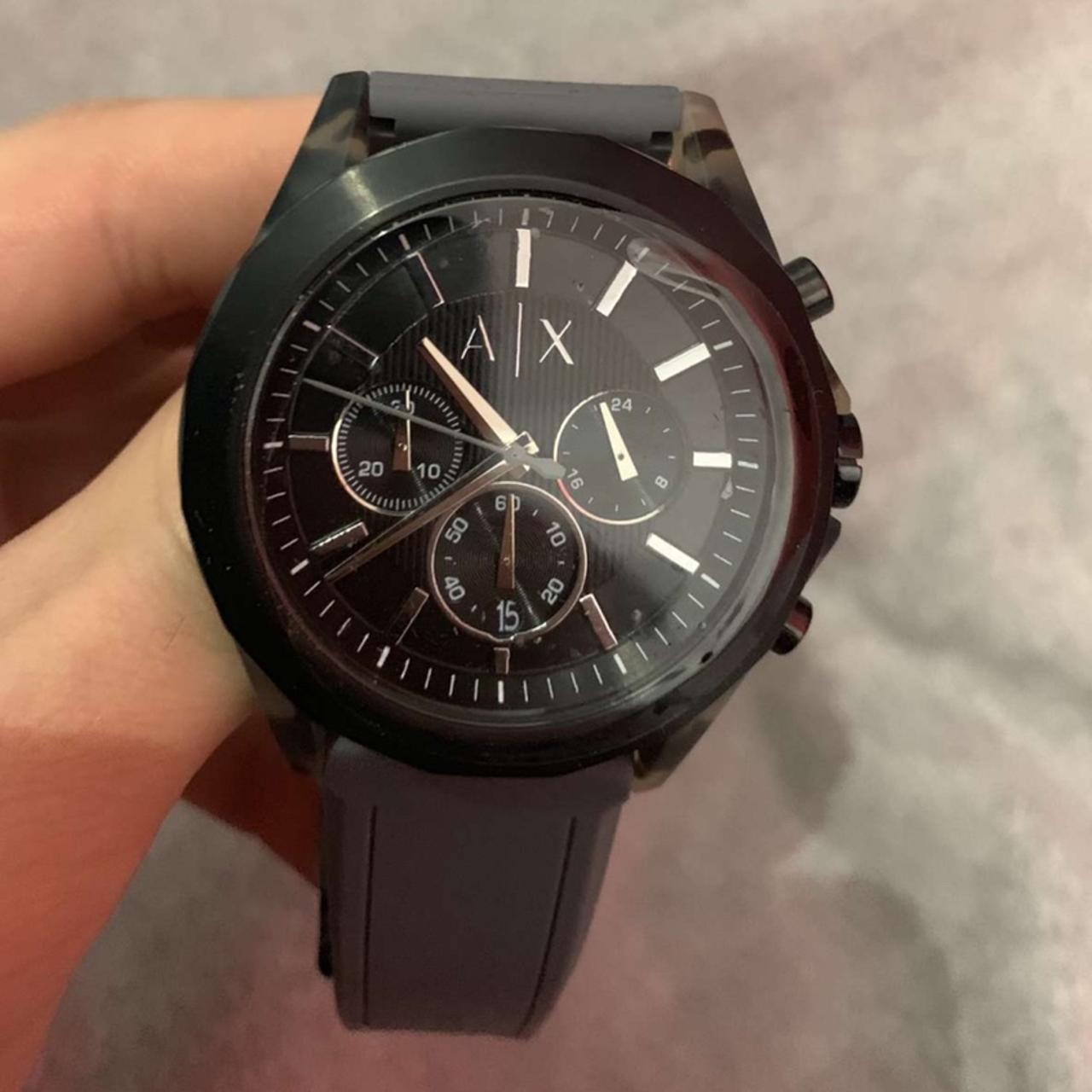 Armani Exchange Drexler AX2601 Men's Chronograph Watch – Black Dial with Black Stainless Steel Strap
