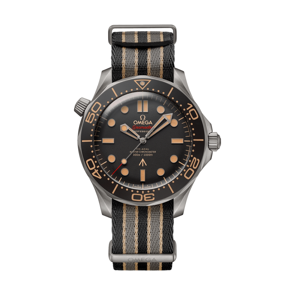 OMEGA Seamaster Diver 300M 007 Edition 42mm - Brown on Fabric Strap