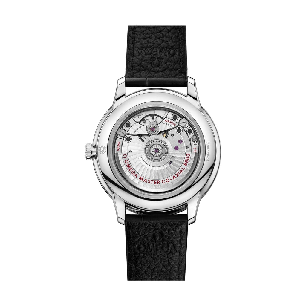 OMEGA De Ville Prestige 40mm - Silver on Leather Strap