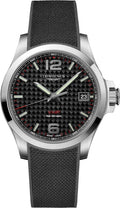 Longines Conquest V.H.P. Black Rubber Strap Men's Watch L3.716.4.66.9